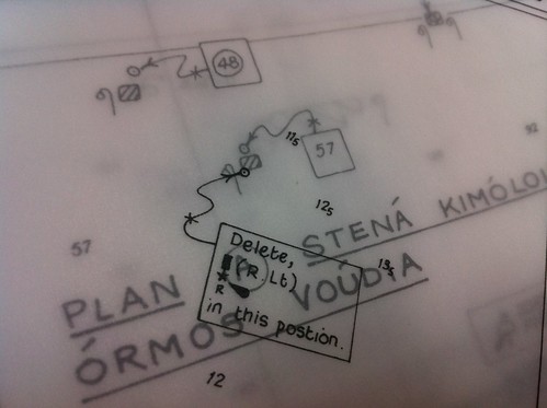 Admiralty Chart Correction Tracings